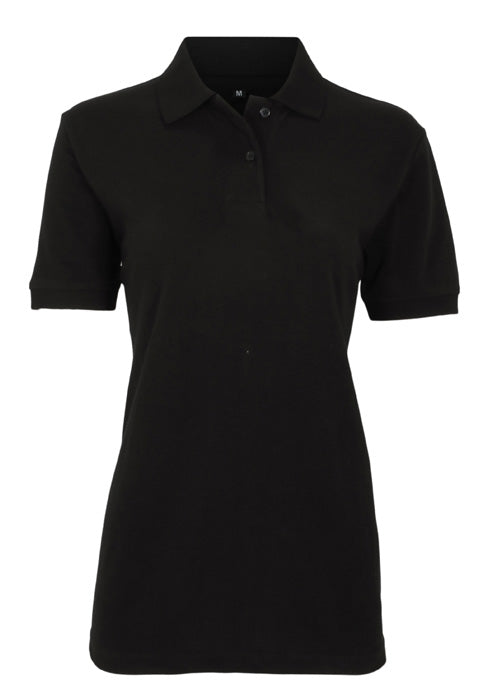 Plain black store polo shirt womens